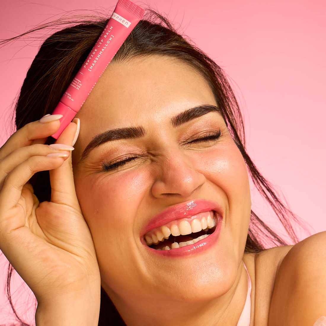 Hyphen By Kriti Sanon Marshmallow Vitamin Infused Peptide Lip Balm, Hydrate & Moisturize, Smoothen Lips & Repair Moisture Barrier
