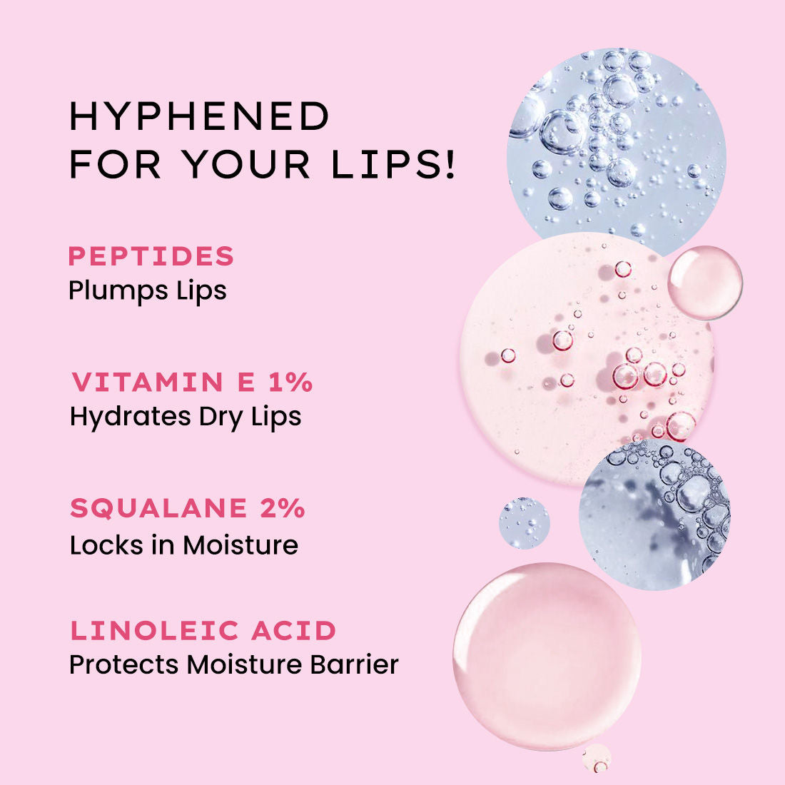 Hyphen By Kriti Sanon Marshmallow Vitamin Infused Peptide Lip Balm, Hydrate & Moisturize, Smoothen Lips & Repair Moisture Barrier
