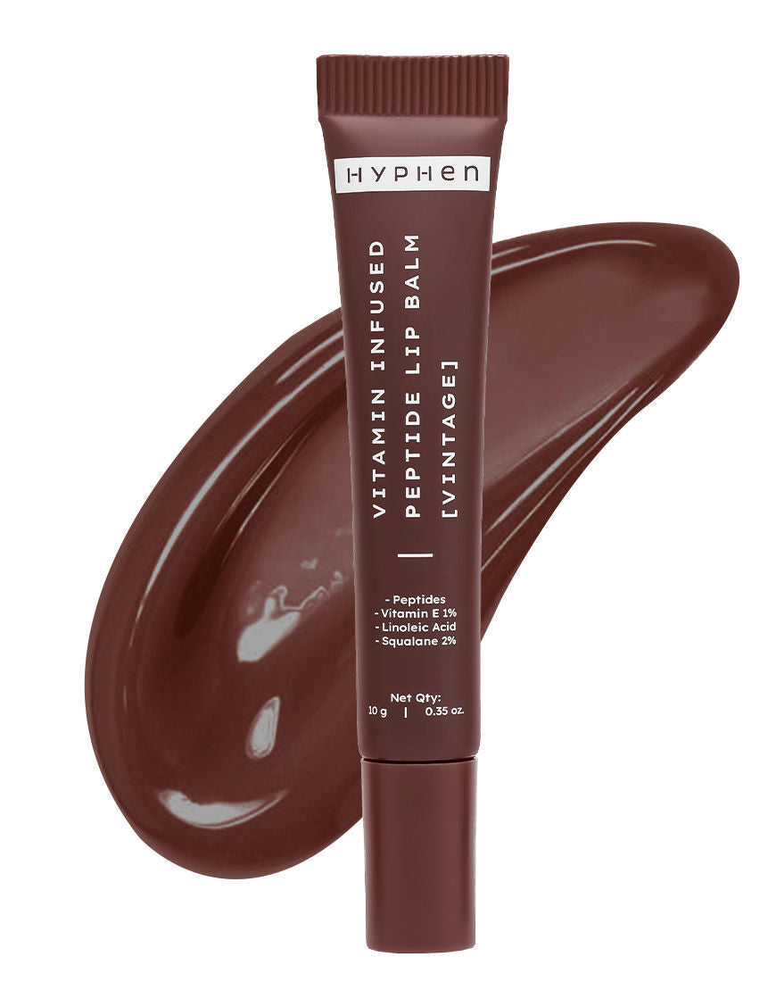 Hyphen By Kriti Sanon Vintage Vitamin Infused Peptide Lip Balm, Hydrate & Moisturize, Smoothen Lips & Repair Moisture Barrier