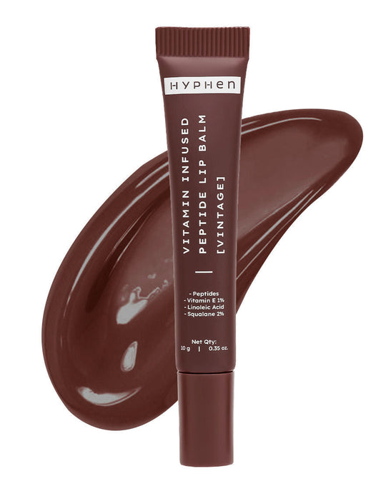 Hyphen By Kriti Sanon Vintage Vitamin Infused Peptide Lip Balm, Hydrate & Moisturize, Smoothen Lips & Repair Moisture Barrier