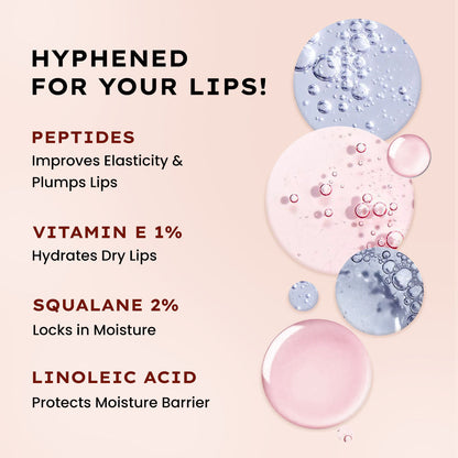 Hyphen By Kriti Sanon Vintage Vitamin Infused Peptide Lip Balm, Hydrate & Moisturize, Smoothen Lips & Repair Moisture Barrier