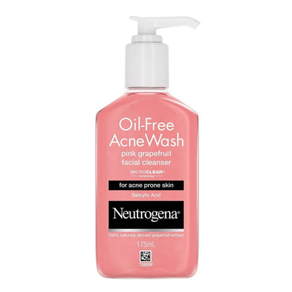 Neutrogena Oil-Free Acne Wash Pink Grapefruit Facial Cleanser - DrMediCart