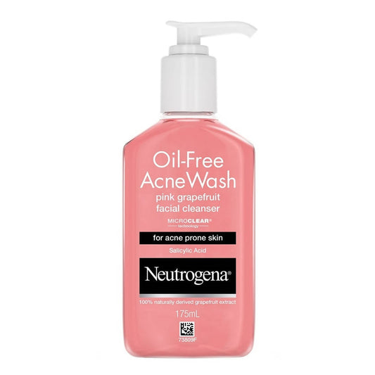 Neutrogena Oil-Free Acne Wash Pink Grapefruit Facial Cleanser - DrMediCart