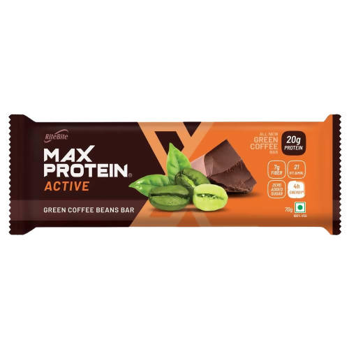 Buy RiteBite Max Protein Active Green Coffee Beans Bar from DrMediCart