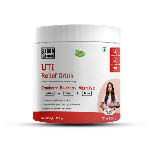 SheNeed Plant Based UTI Relief Drink For Women