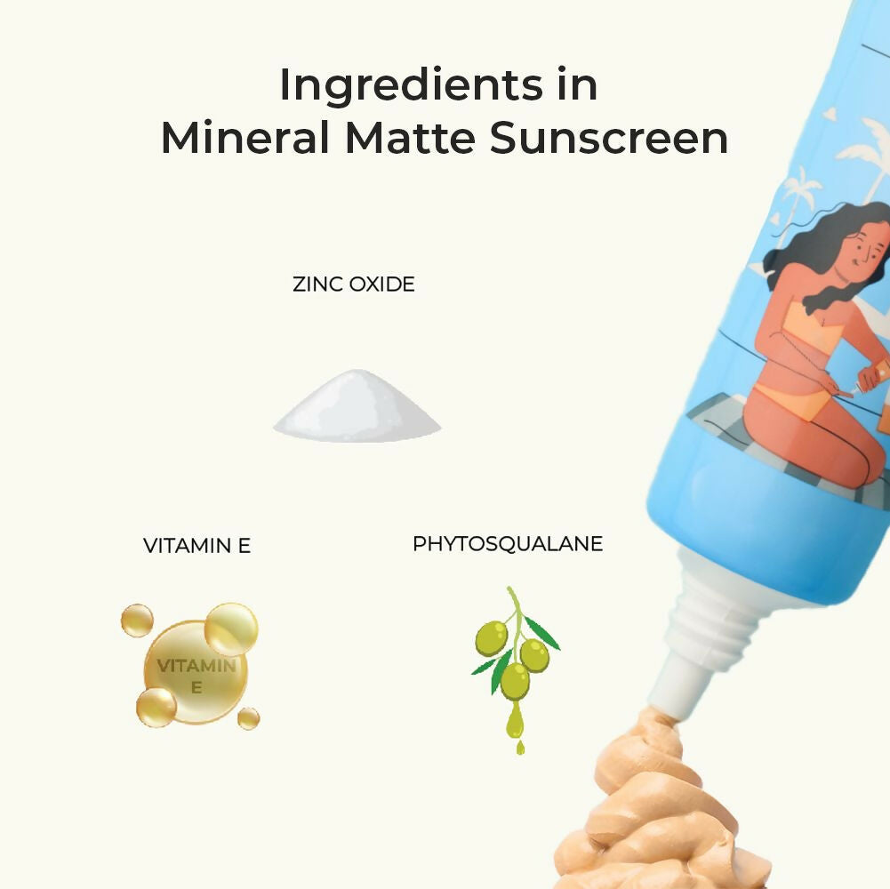 The Harkoi Mineral Matte Sunscreen - SPF 35 - Shade #1