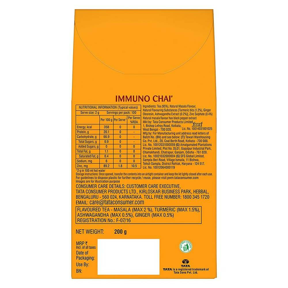 Tetley Immuno Chai Loose Leaf Flavoured Black Tea