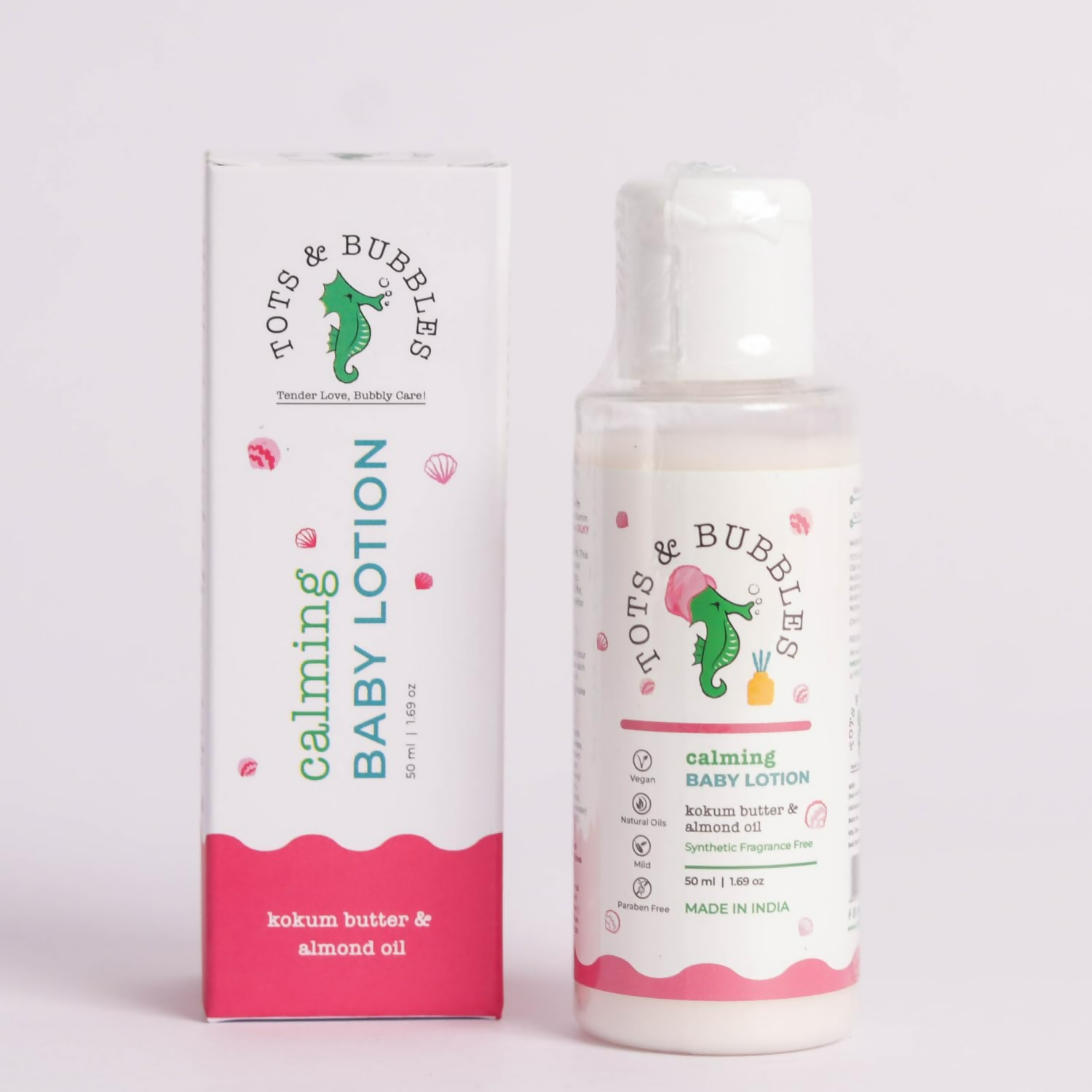 Tots & Bubbles Calming Baby Body Lotion with Kokum Butter & Sweet Almond Oil