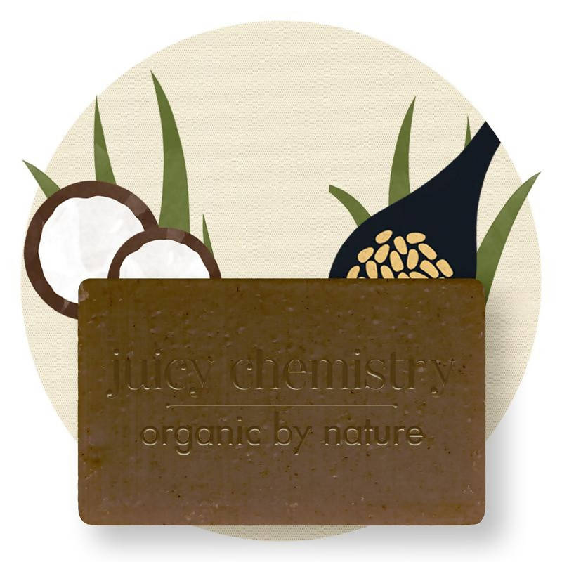 Juicy Chemistry Fenugreek, Brahmi & Plantain Shampoo Bar - DrMediCart
