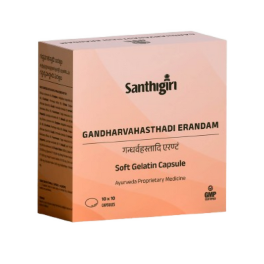 Santhigiri Gandharvahasthadi Erandam Soft Gel Capsules