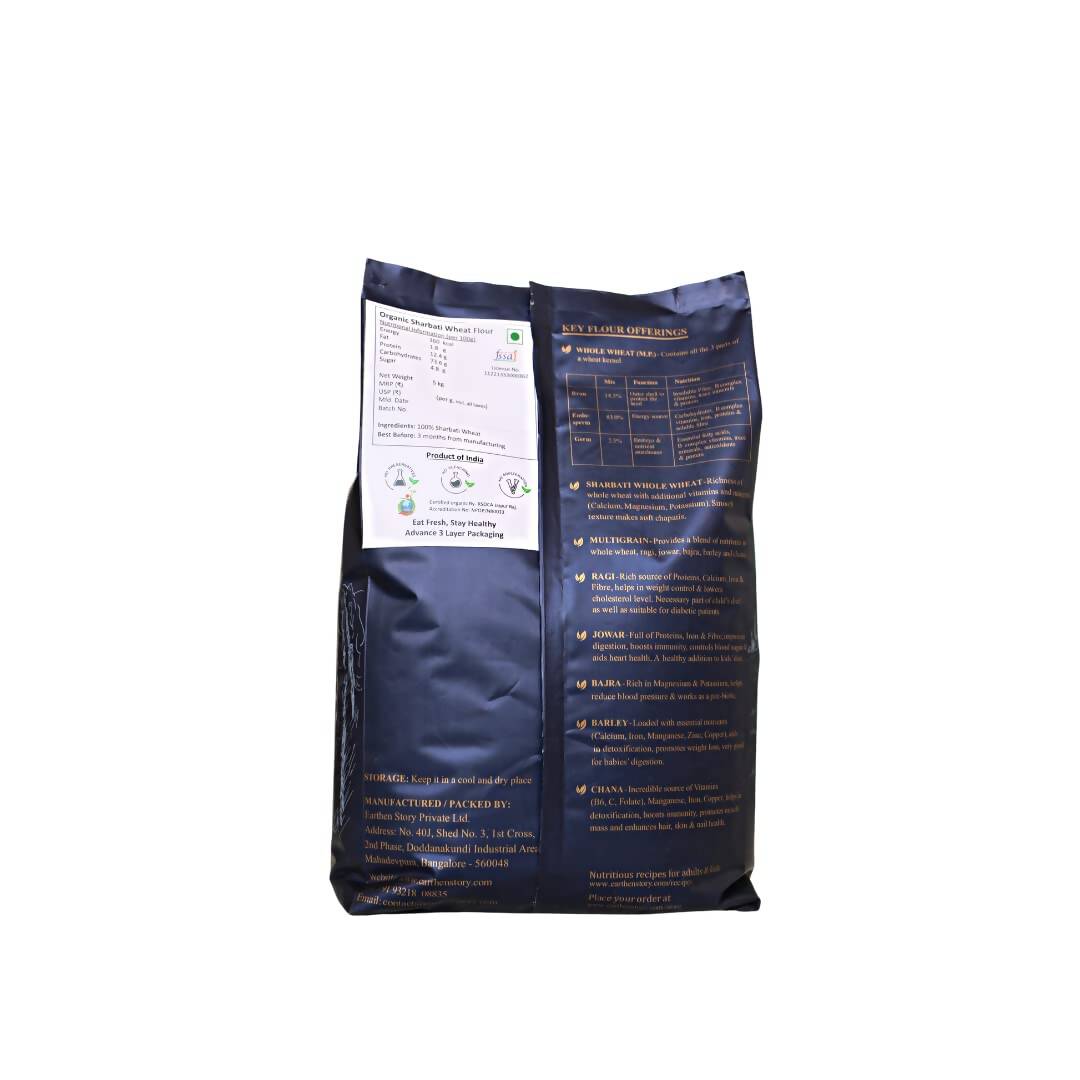 Earthen Story Certified Organic Whole Wheat Atta