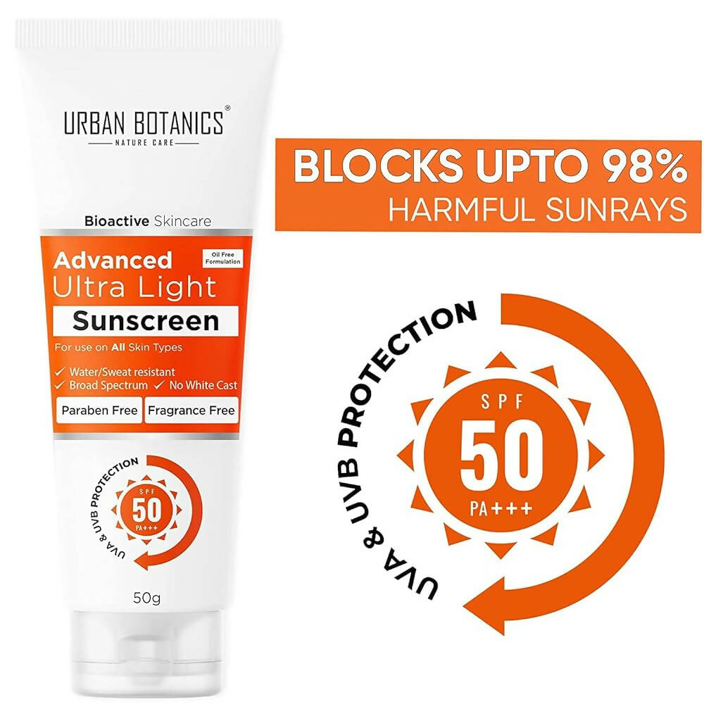 Urban Botanics Advance Ultra Light Sunscreen SPF 50 - Drmedicart