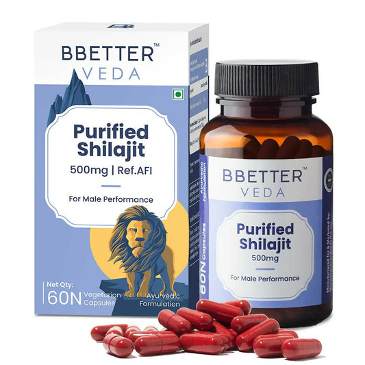 Buy BBETTER Veda Purified Sj Capsules for Men from DrMediCart, Ship from India to USA