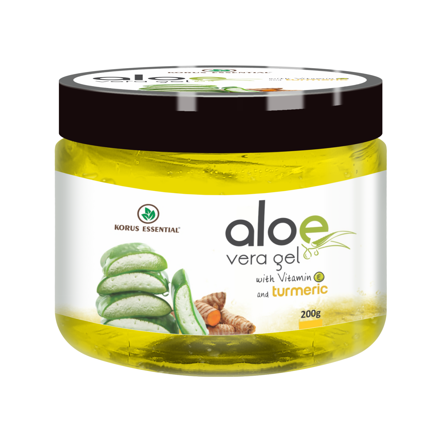 Korus Essential Aloe Vera Gel with Turmeric and Vitamin E