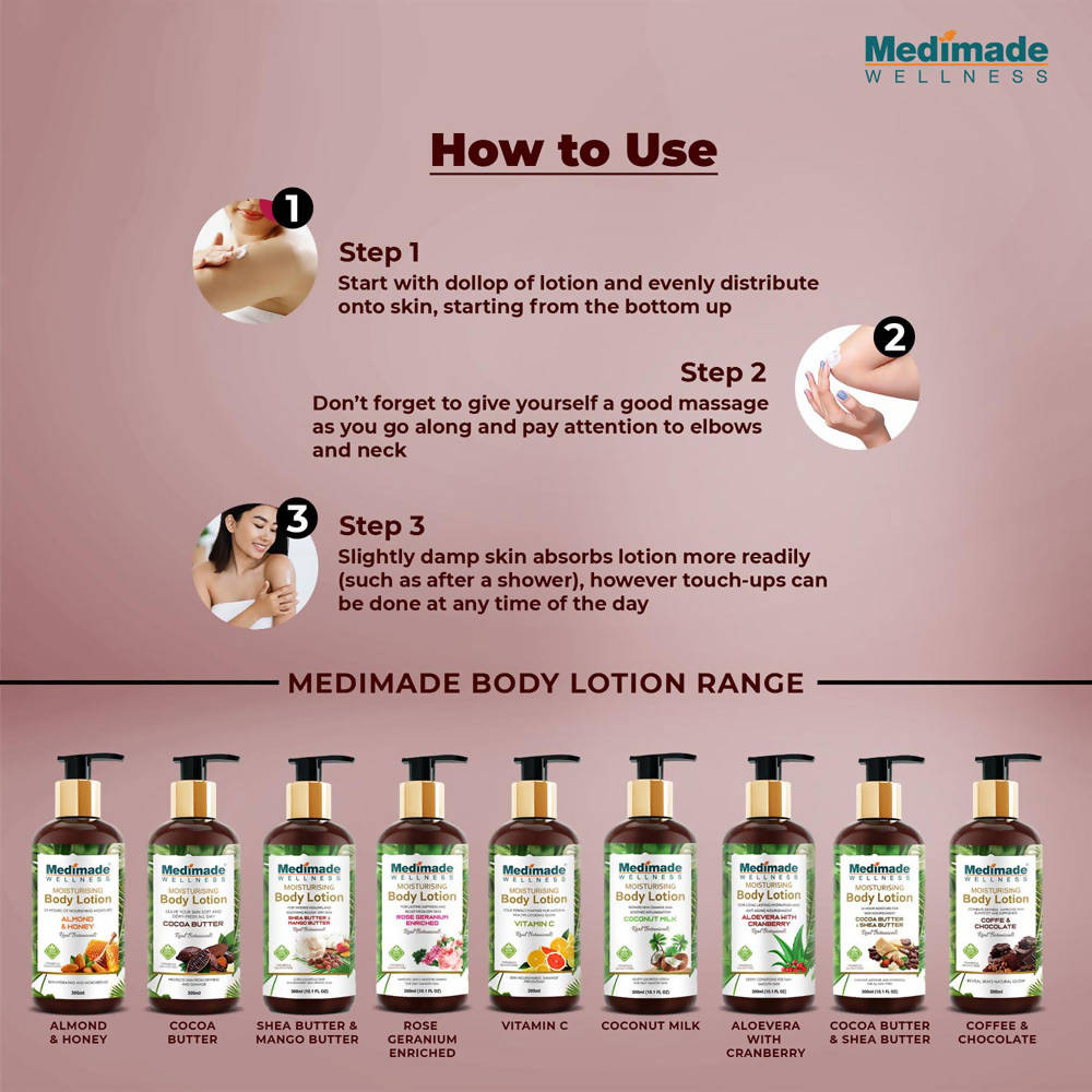 Medimade Wellness Coffee and Chocolate Moisturising Body Lotion - DrMediCart
