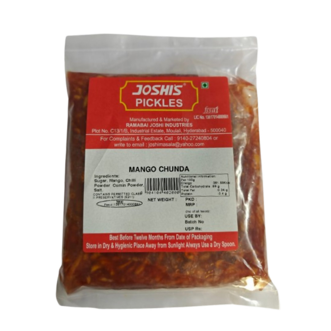 Joshi's Pickles Mango Chunda (Sweet)