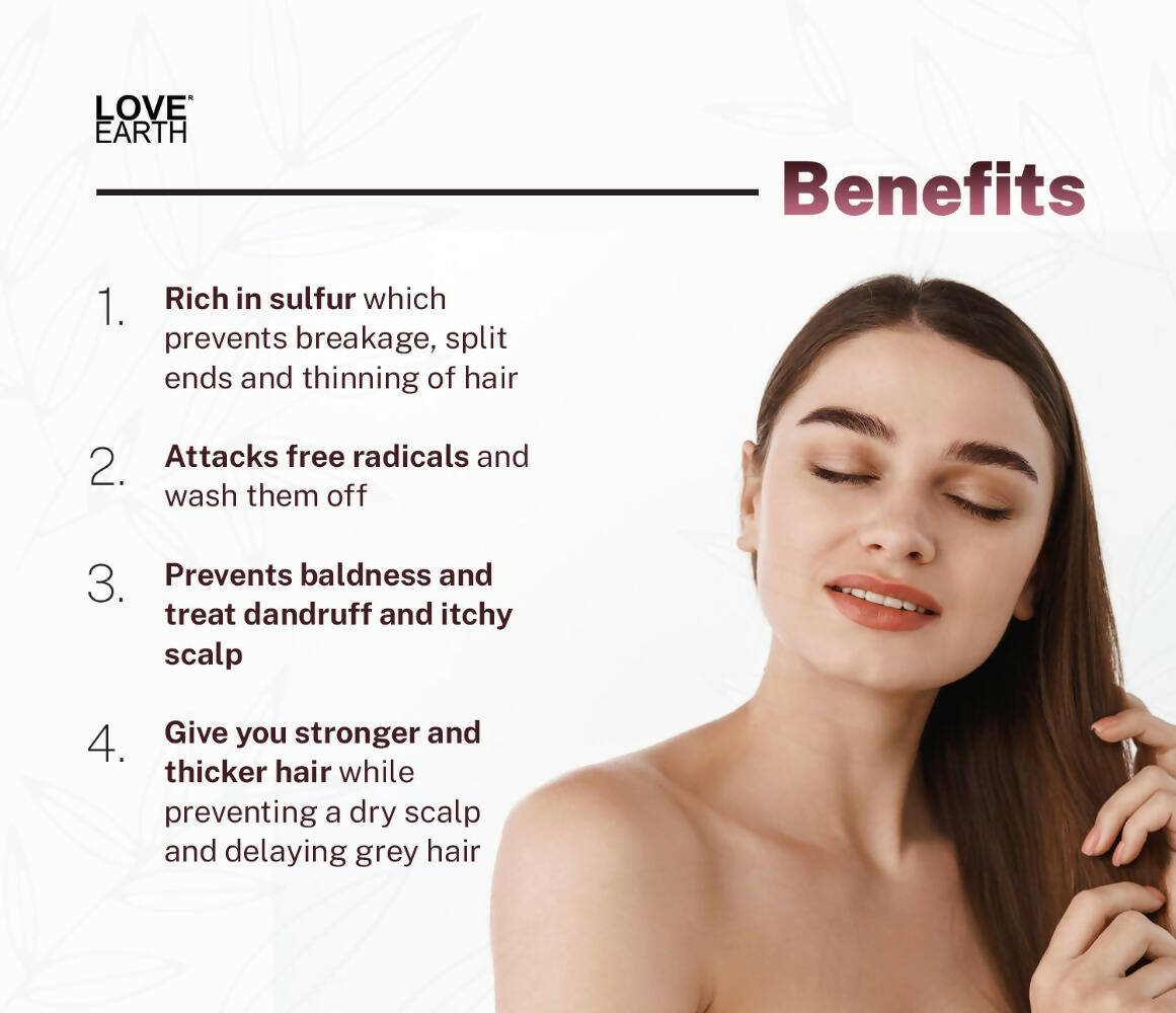 Love Earth Organic Red Onion Shampoo