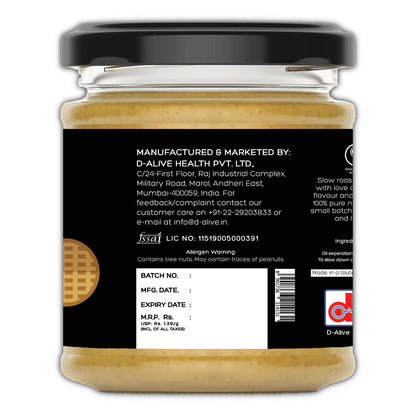 D-Alive Peanut Butter (Unsweetened) - Drmedicart