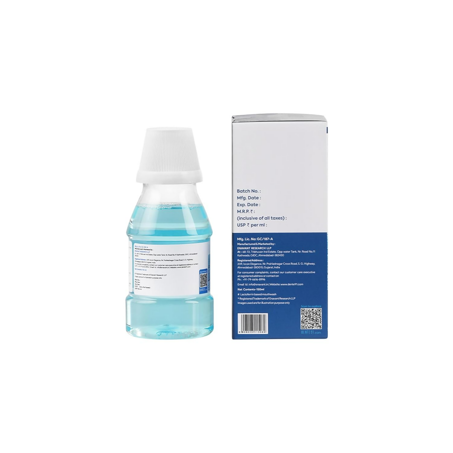 Dente91 Cool Mint Mouthwash