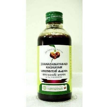 Buy Vaidyaratnam Dhanadanayanadi Kashayam from DrMediCart, Ship from India to USA
