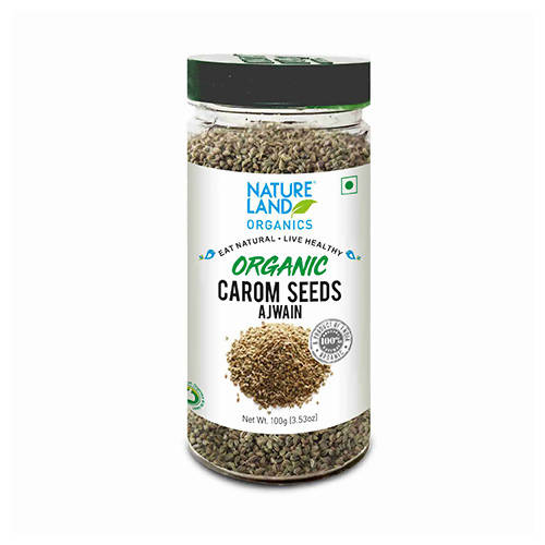 Buy Nature Land Organics Carom Seeds (Ajwain) from DrMediCart, Ship from India to USA
