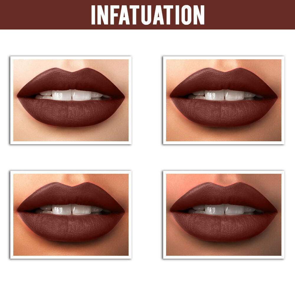 Jaquline USA Matte Amour Matte Lipstick  - Infatuation 01