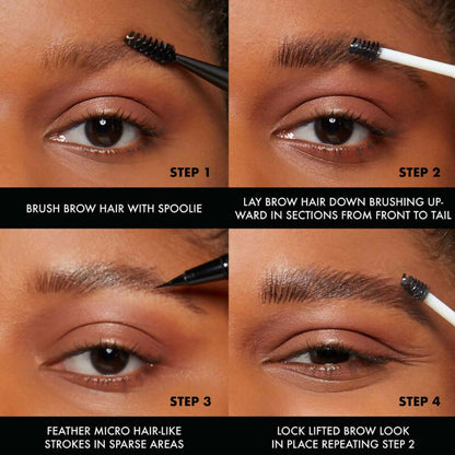 NYX Professional Makeup The Brow Glue Instant Long -Hold Eyebrow Styler  - Brown