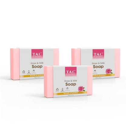 TAC - The Ayurveda Co. Rose & Milk Soap - DrMediCart
