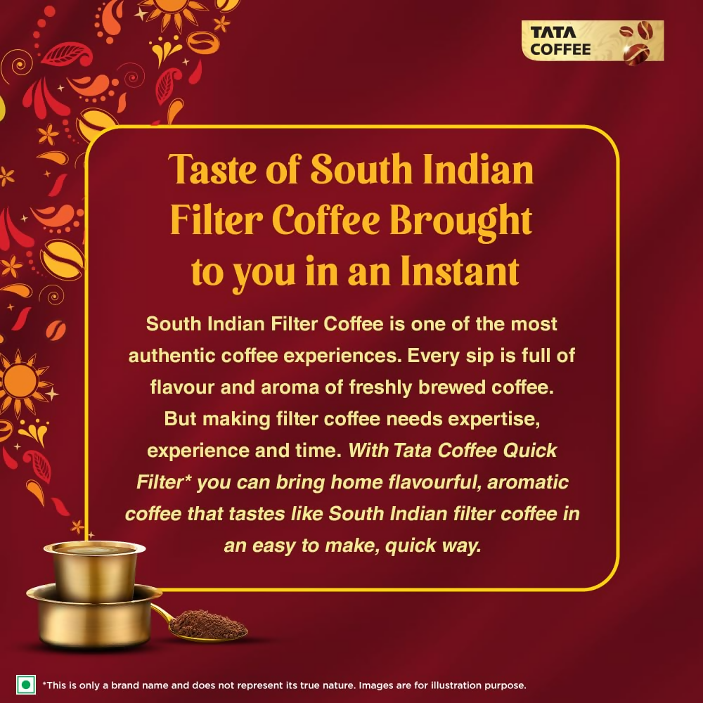Tata Coffee Quick Filter Coffee Powder Tin