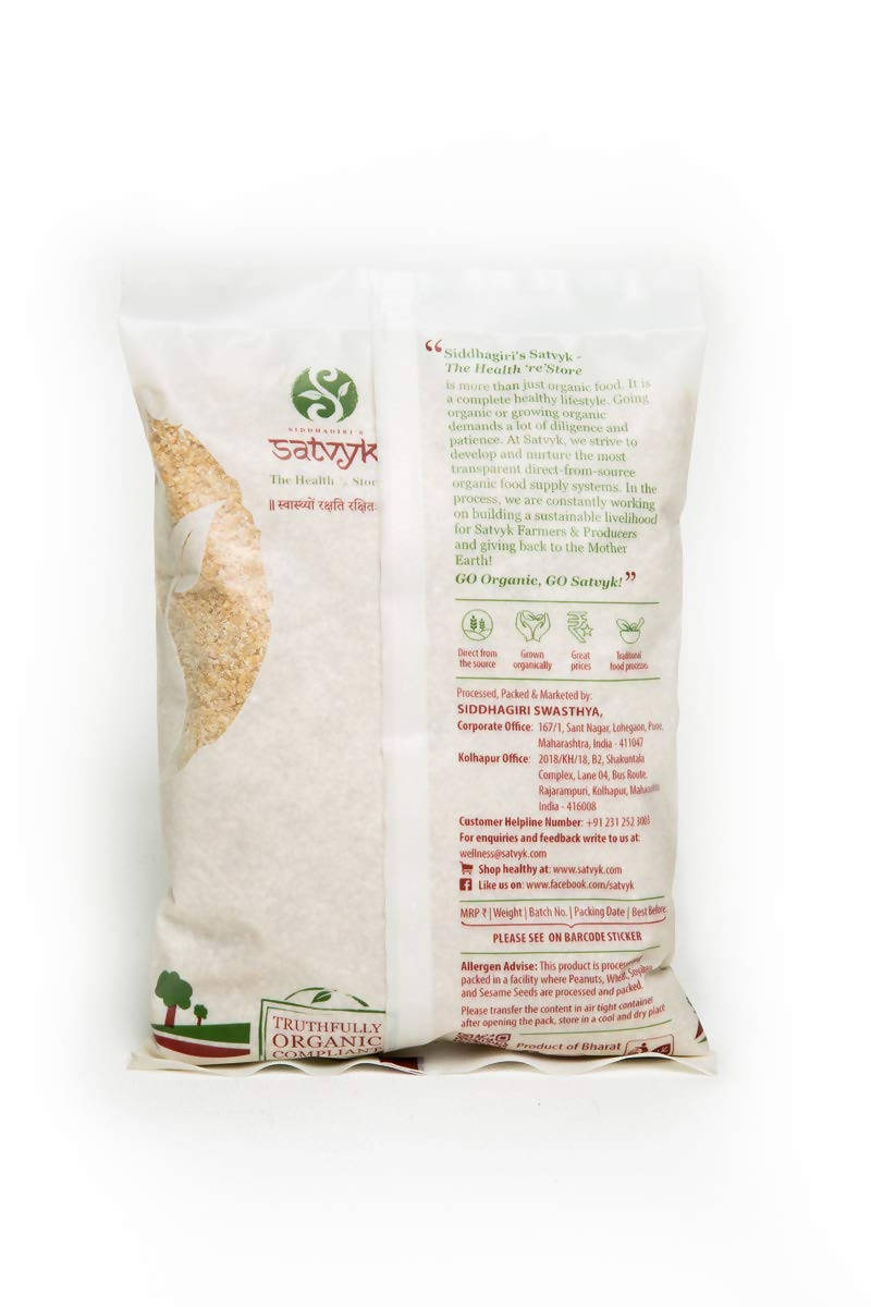 Siddhagiri's Satvyk Emmer Wheat Daliya (Khapli Genhu Daliya)
