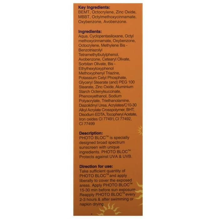 Photobloc Sunscreen SPF 50+ PA++++ for UVA/UVB Protection