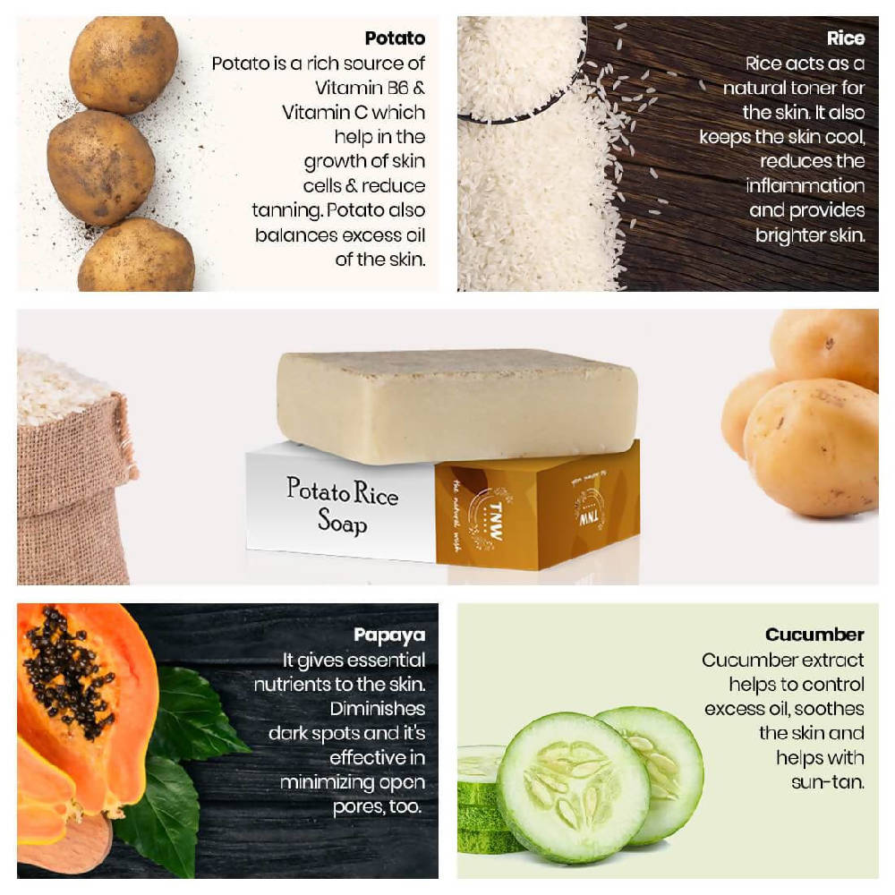 The Natural Wash Potato Rice Soap - Drmedicart