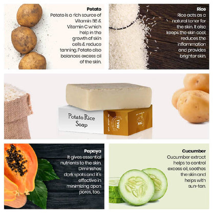 The Natural Wash Potato Rice Soap - Drmedicart