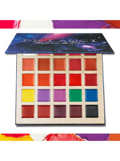 De'Lanci 25 Color Matte Multi Shade Lip Palette