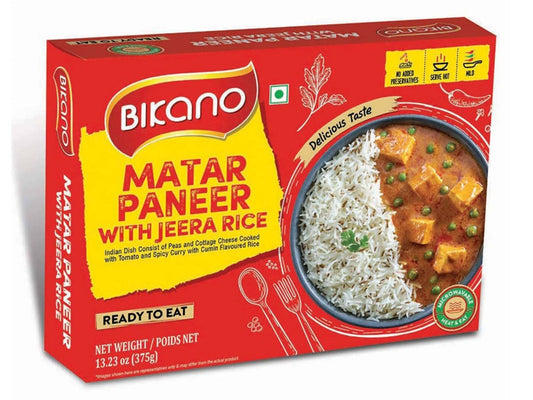 Buy Bikano Matar Paneer With Jeera Rice from DrMediCart