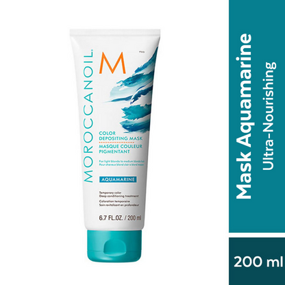 Moroccanoil Color Deposit Mask Auqamarine