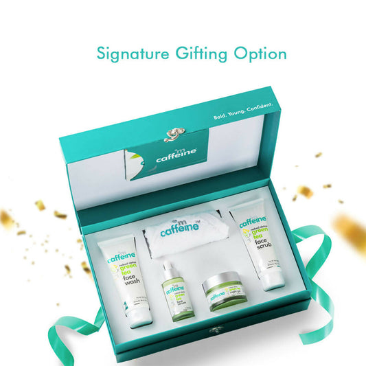 Buy mCaffeine Green Tea Quick Face cleanse  Kit from DrMediCart, Ship from India to USA