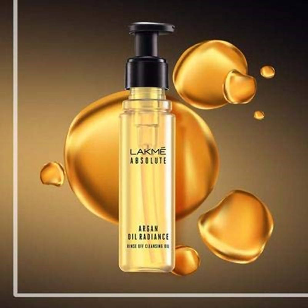 Lakme Absolute Argan Oil Radiance Rinse Off Cleansing Oil - DrMediCart