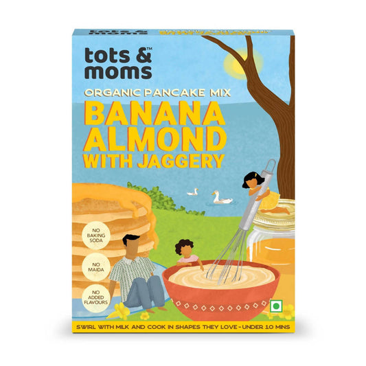 Buy Tots and Moms Banana Almond Pancake with Jaggery Pancake Mix from DrMediCart