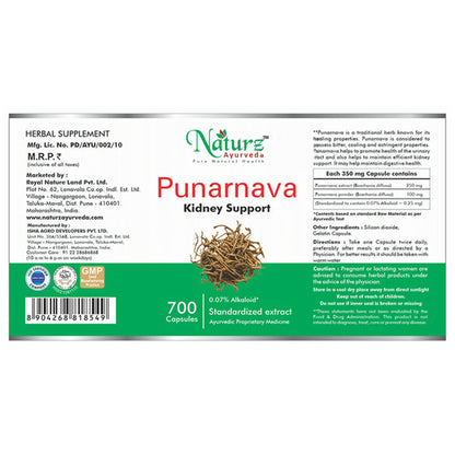 Naturz Ayurveda Punarnava Capsules
