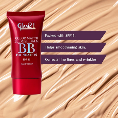 Glam21 Color Match BB Foundation SPF15 - 03 Light Medium