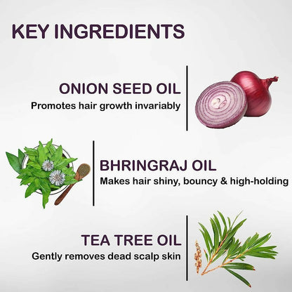 NutriGlow NATURAL'S Onion Hair Shampoo