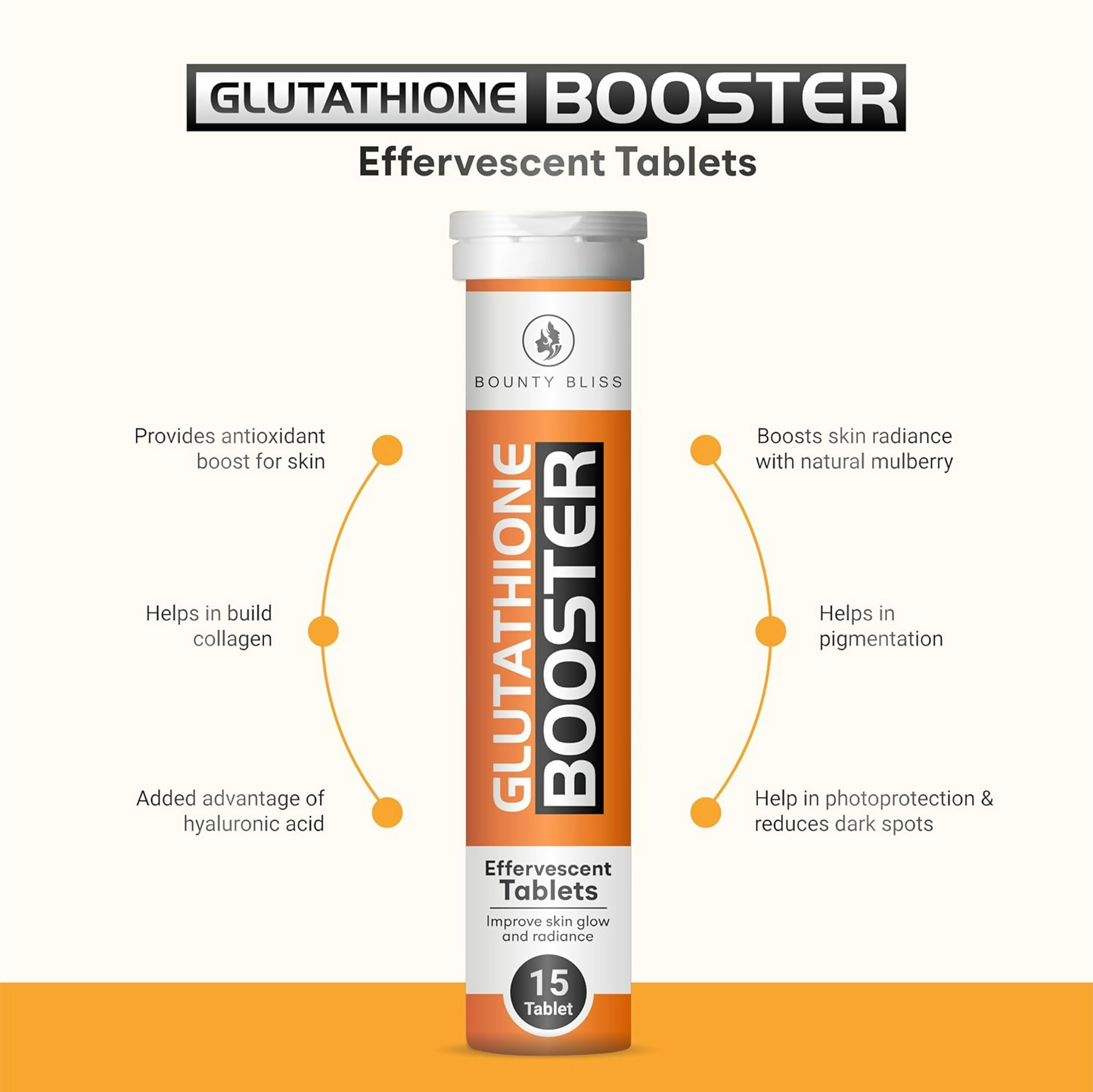 Bounty Bliss Glutathione Booster Effervescent Tablets