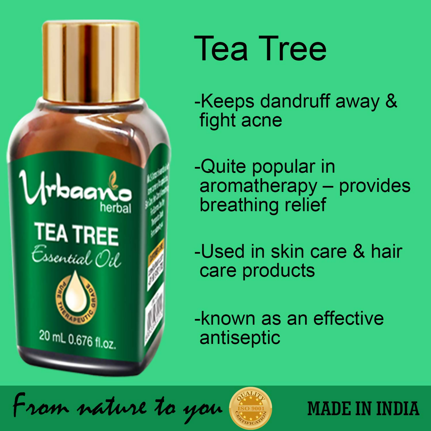 Urbaano Herbal Tea Tree Essential Oil