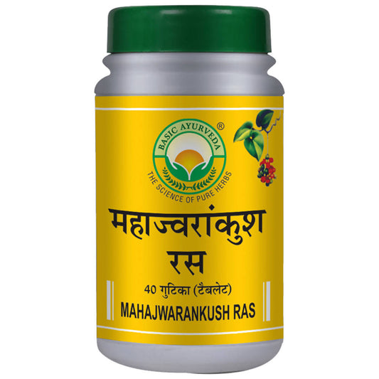 Buy Basic Ayurveda Mahajwarankush Ras Tablet from DrMediCart, Ship from India to USA
