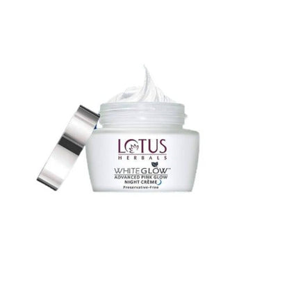 Buy Lotus Herbals Whiteglow Advanced Pink Glow Night Creme from DrMediCart, Ship from India to USA