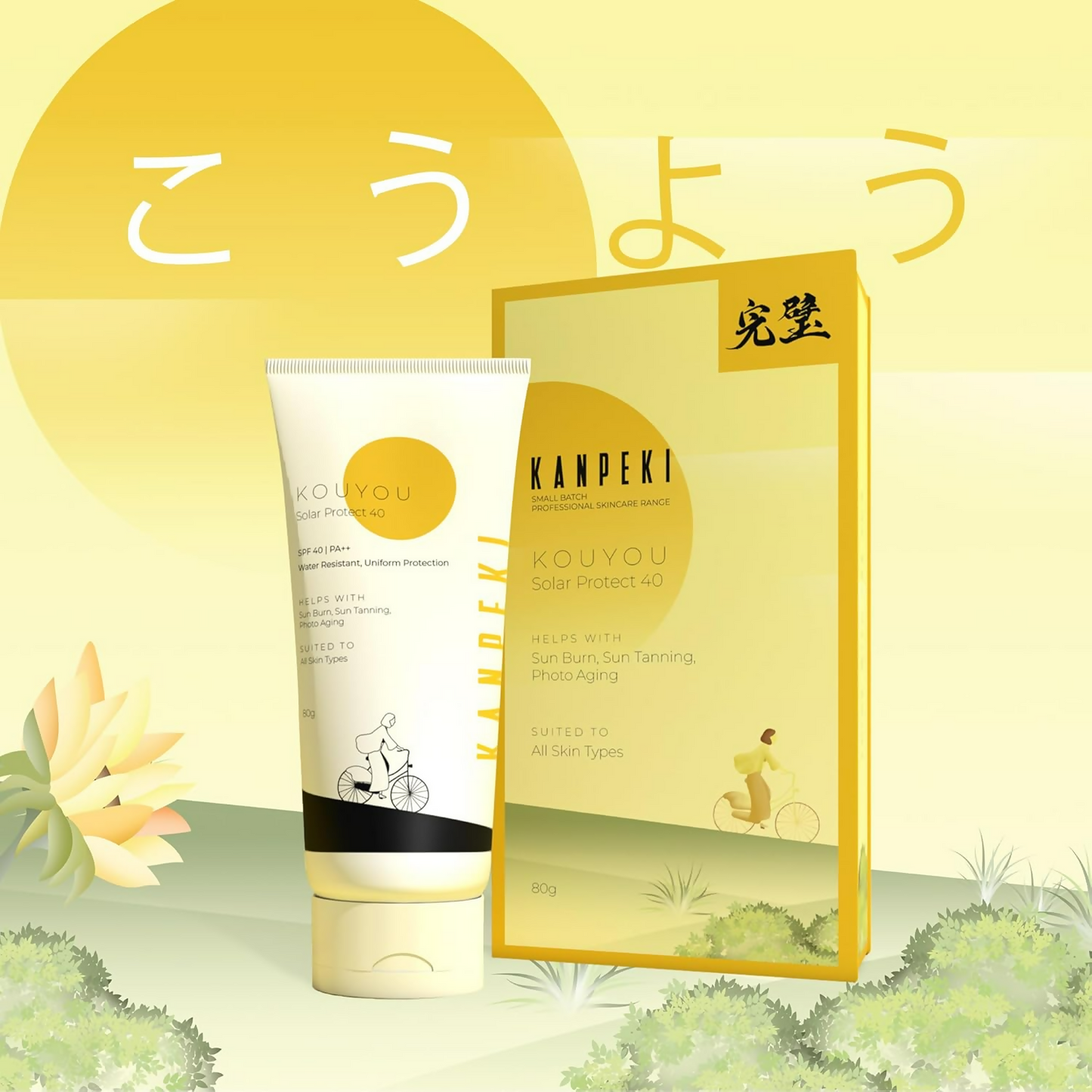 Kanpeki Kouyou Sunscreen Spf 40 For Women & Men