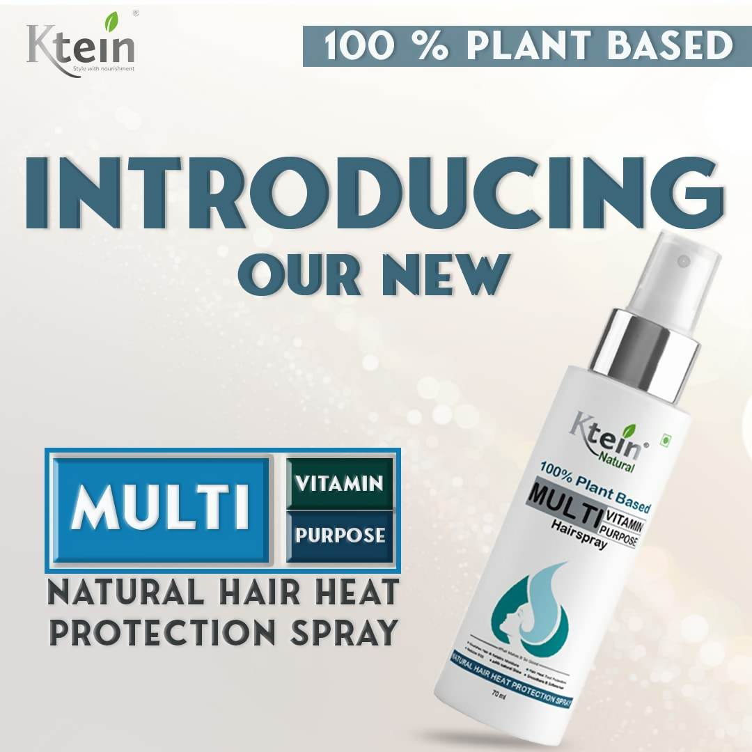 Ktein Natural 100% Plant Based Multi Vitamin Purpose with Deep Nourishment Hairspray For Hair