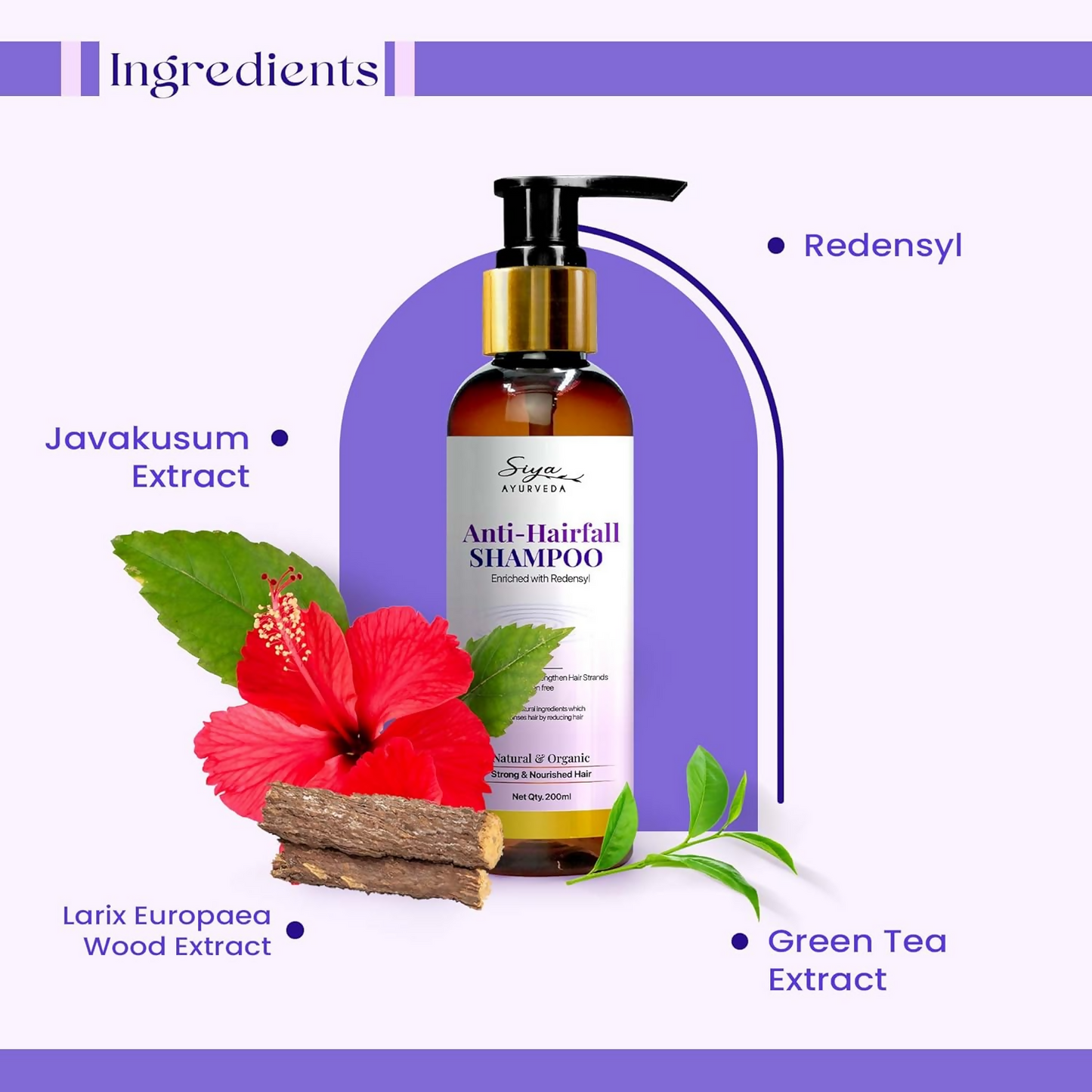 Siya Ayurveda Anti-Hairfall Shampoo