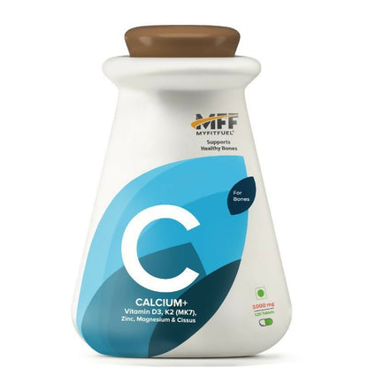 MyFitFuel Calcium+ & Vitamin D3, K2 (MK7), Zinc, Magnesium & Cissus Tablets